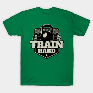 Training gym harder sports weigh lift T-Shirt